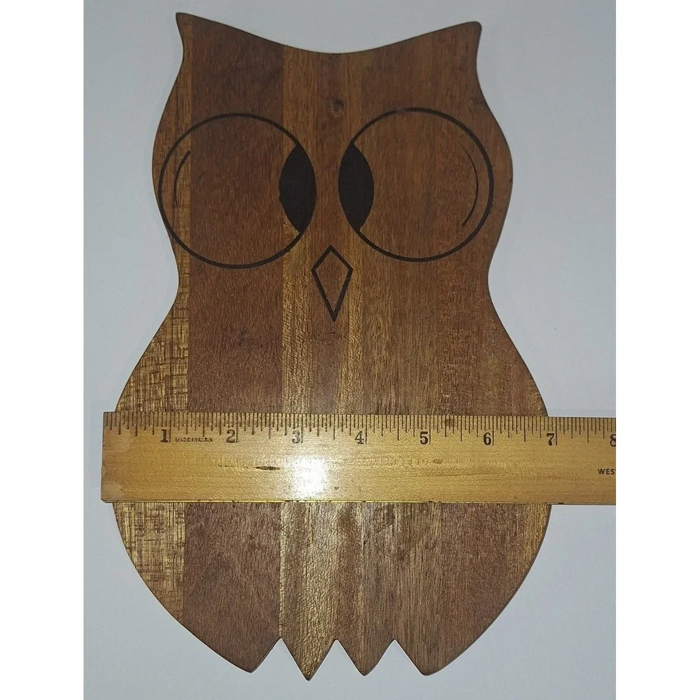 owl cutting decor charcuterie board